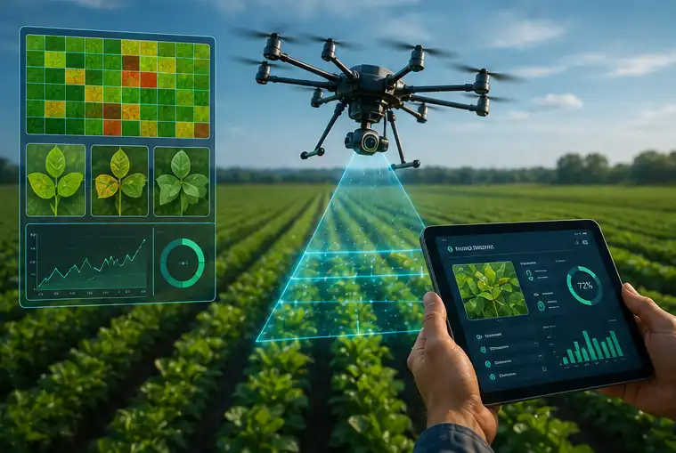 Crop Monitoring: Finding Where to Look More Closely