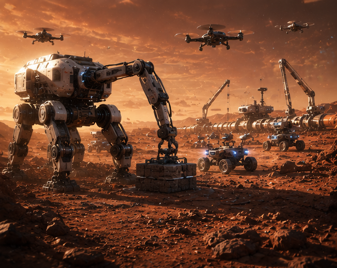 AI and Robotics on Mars