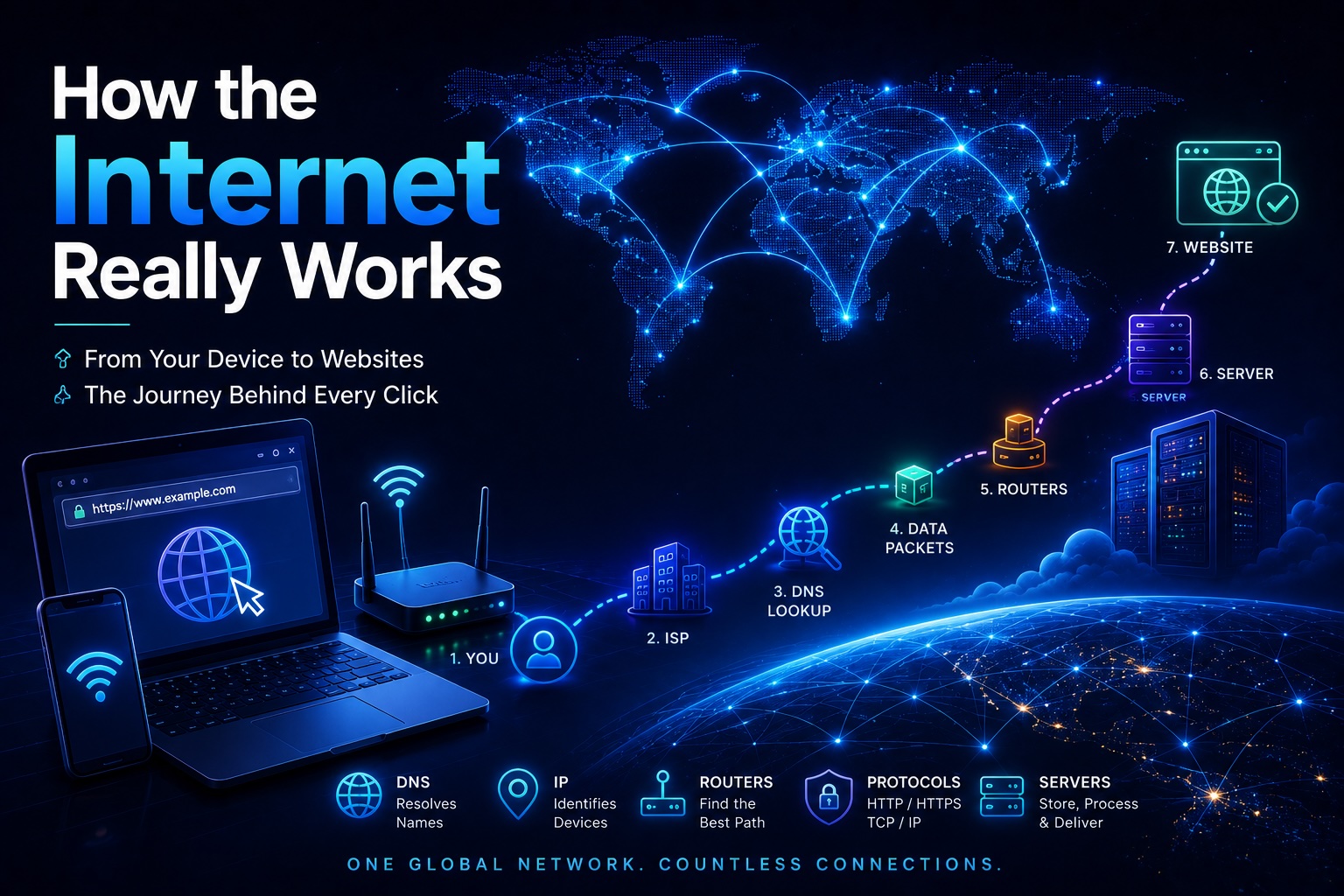 How the Internet Really Works — Tech Explained cover