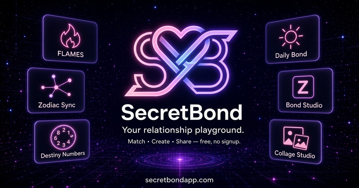 SecretBond — Your Relationship Playground
