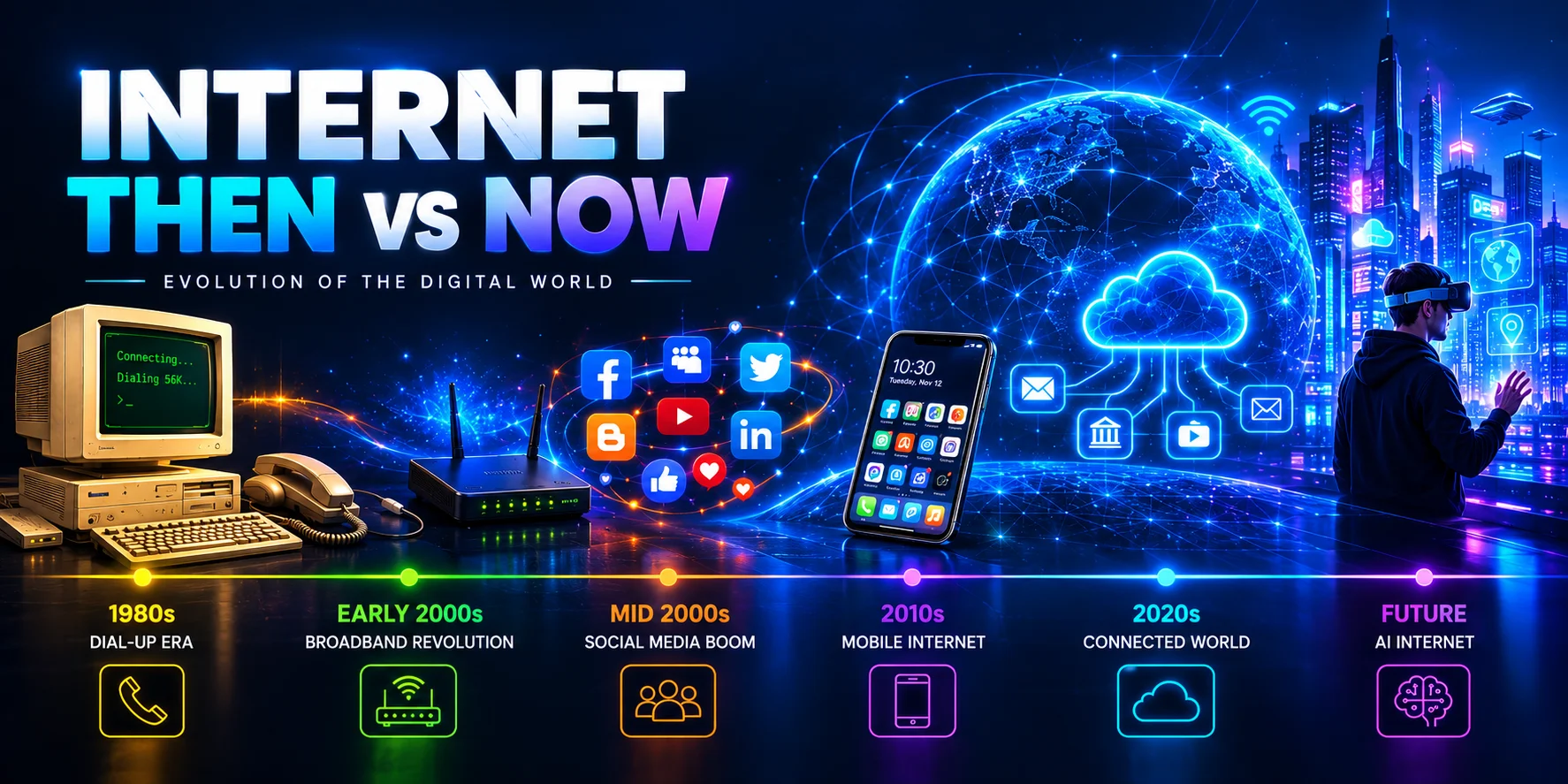 Cover image for Episode 3: Internet: Then vs Now
